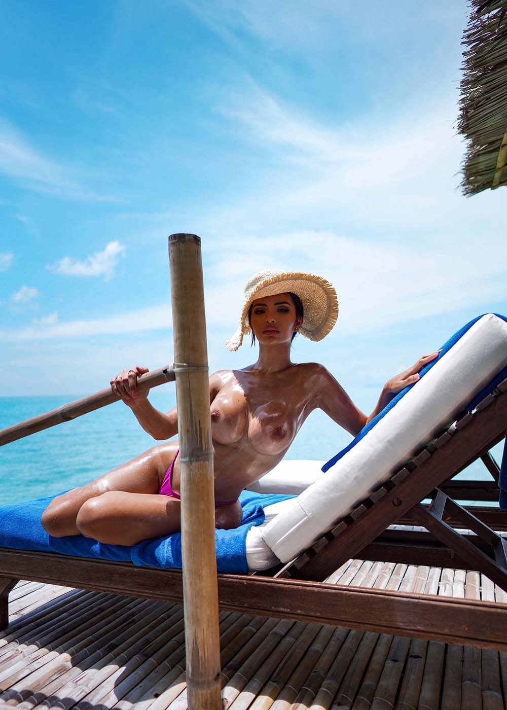 Beautiful girl Angela Castellanos naked in Managua