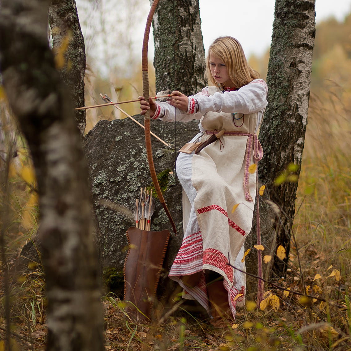 Sexy photo Girls in Slavic costumes in Managua