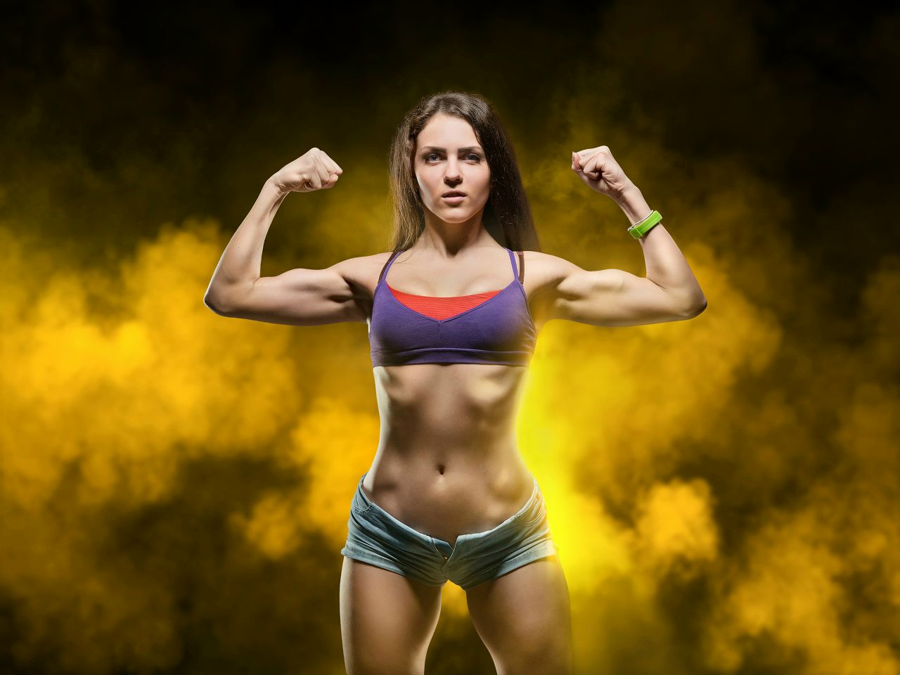 Athletic girls in Managua